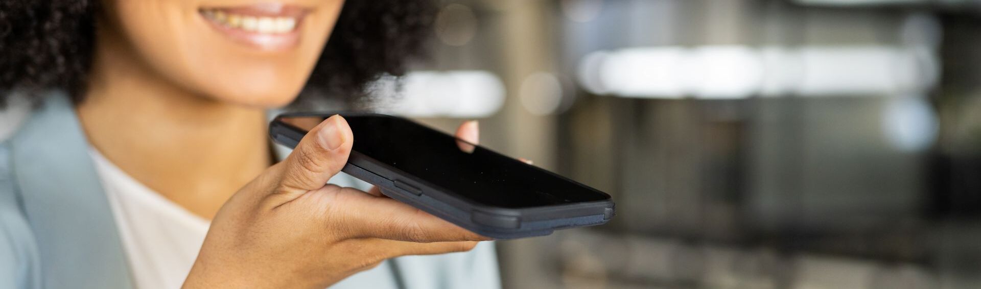 Woman talking on the phone
